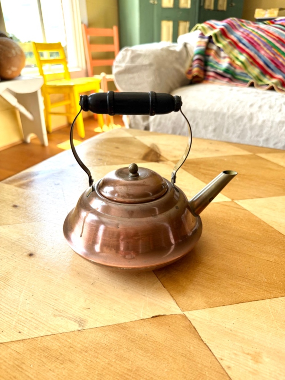 Vintage Copper Teapot